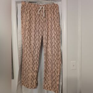 Manfinity Wide‎ Leg Drawstring Pants With Zipper And Snaps Pockets Size 3XL